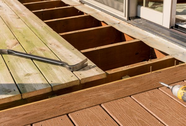 Cost of Old Deck Repair in Vacaville