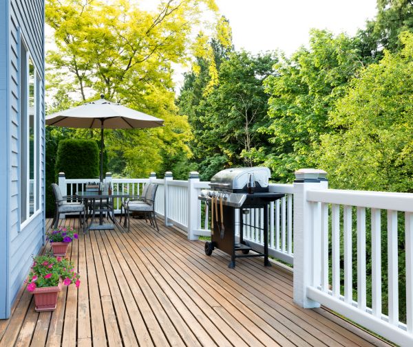 Wooden Deck Building